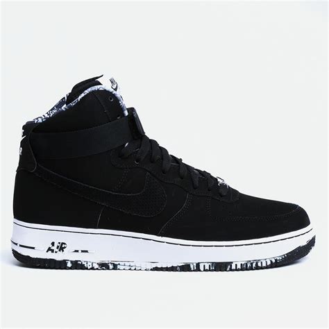 nike air force 1 zwart high|air force 1 high shoes.